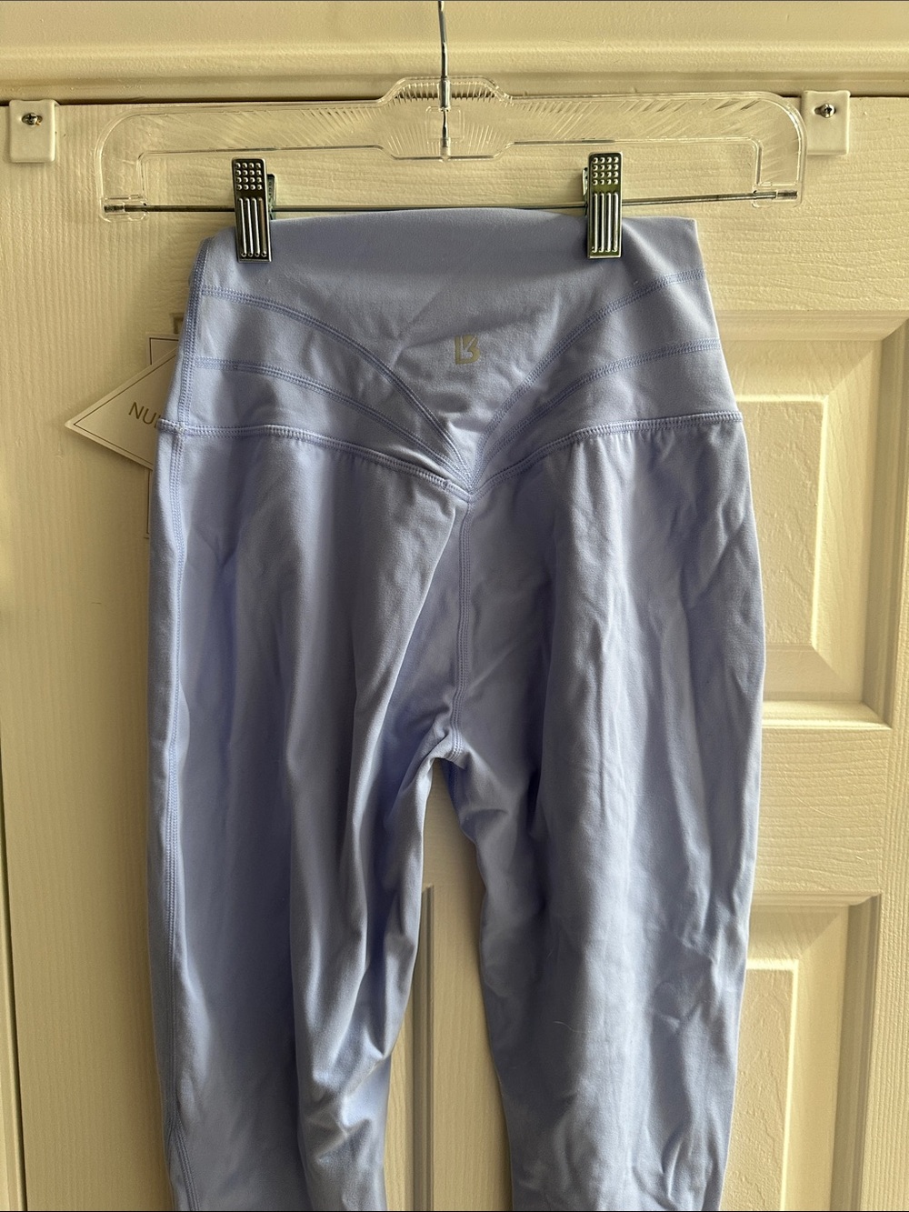 BuffBunny High-Waist Leggings Light Periwinkle Blue NWT Women’s Small Nubre Gym - Picture 4 of 6